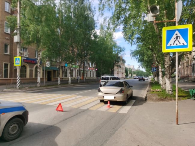 На ул. Мира водитель Kia Spectra совершил наезд на девочку-велосипедиста